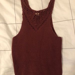 LA Hearts Crochet Tank